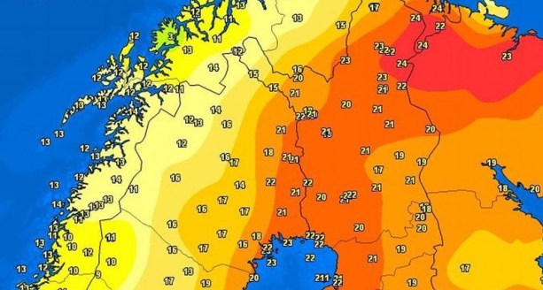 20 grados en laponia, de cuando