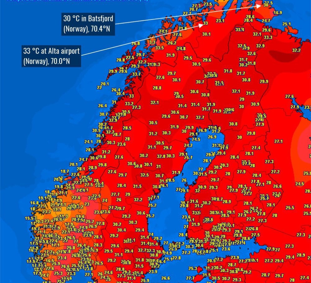 temperaturas en escandinavia 2
