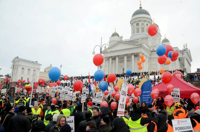 people-demonstrate-against-unemployment-benefit-cuts-by-the-finnish-government-in-helsinki-finland-february-2-2018-reuters-tuomas-forsell